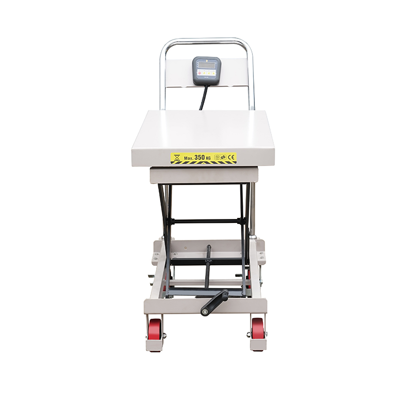 Weighing manual lifting platform truck CPT300 Weighing manual lifting platform truck CPT300